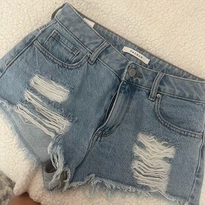 PacSun ripped Jean shorts